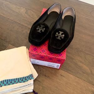 Tory Burch Suede Loafers